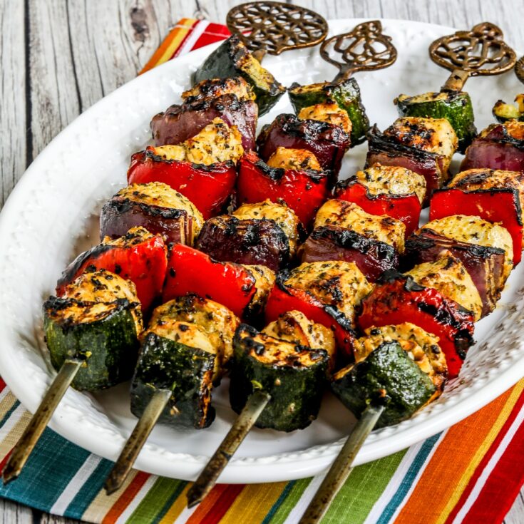Image for Grilled Chicken Kabobs with Vegetables
