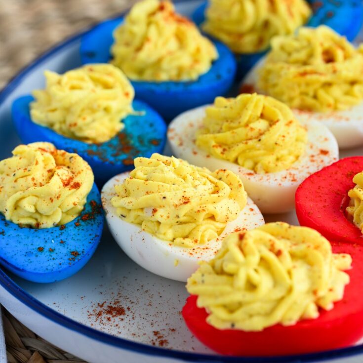 Image for 4th of July Deviled Eggs