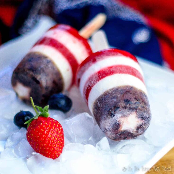 Image for Red, White, and Blue Patriotic Popsicles