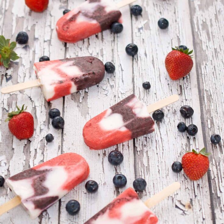 Image for Red White And Blue Firecracker Popsicles