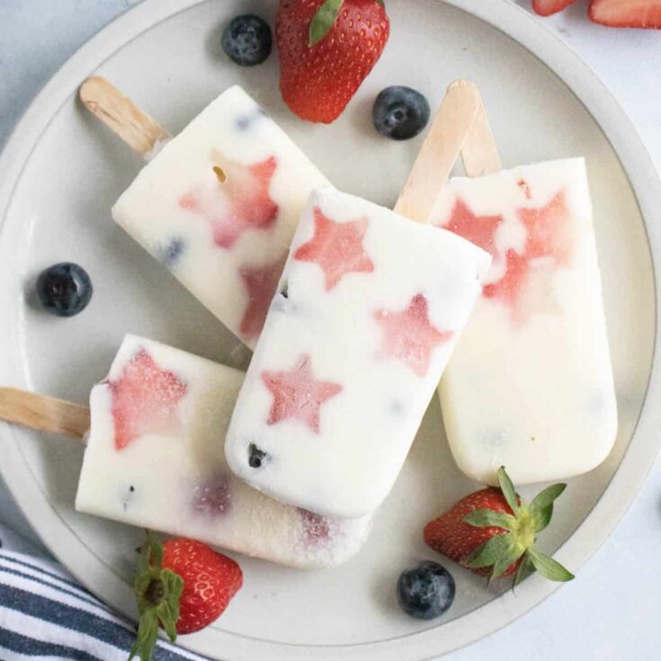 Image for Easy Healthy Patriotic Popsicles