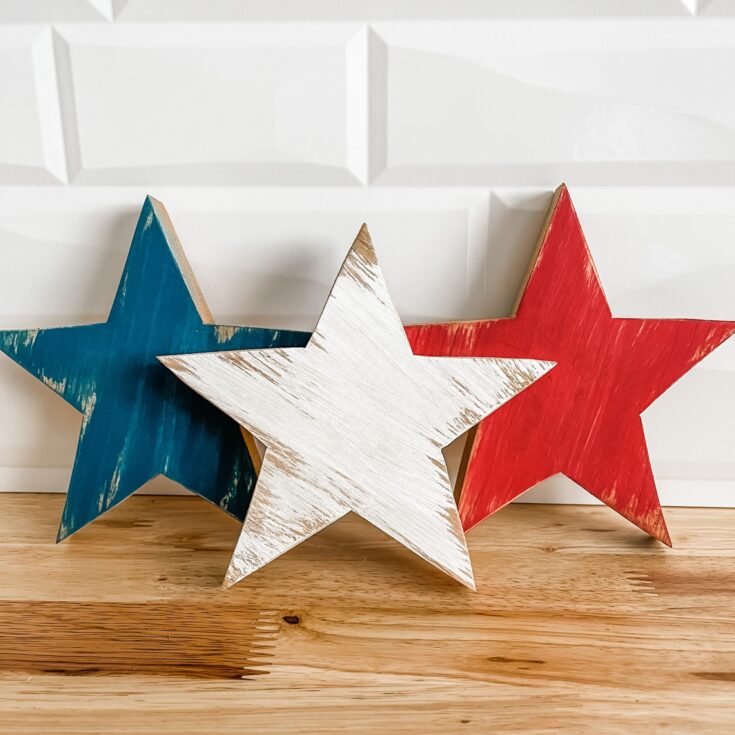 Image for Patriotic Wood Stars