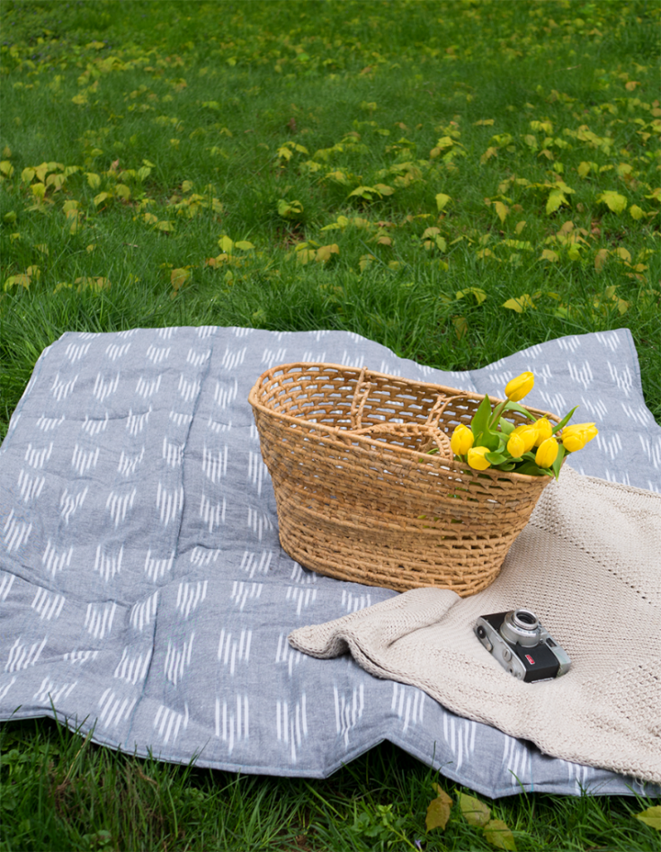 Image for DIY (waterproof!) quilted picnic blanket