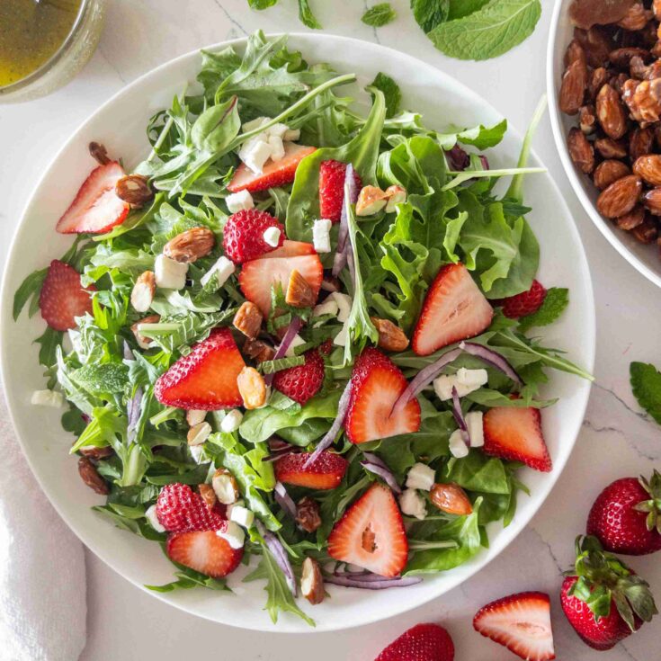 Image for Strawberry Salad with Goat Cheese