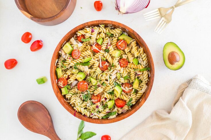 Image for Avocado Chicken Pasta Salad