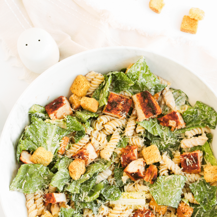 Image for Creamy Chicken Caesar Pasta Salad