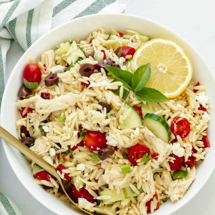 Image for Greek Chicken Orzo Salad
