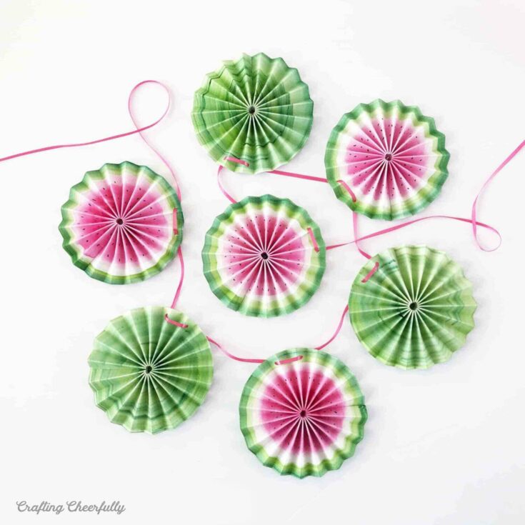 Image for DIY Watermelon Medallion Banner