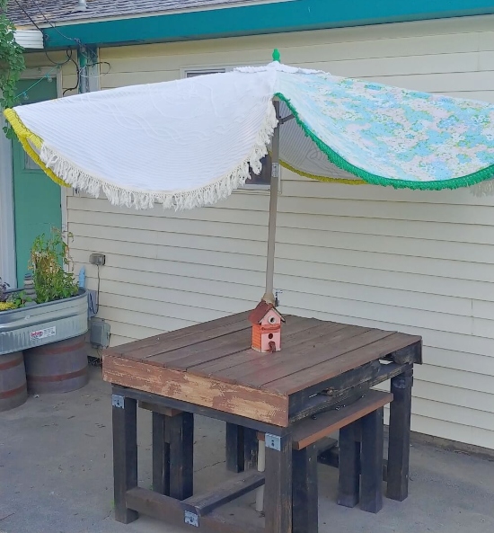 Image for How to DIY a Patio Umbrella Cover