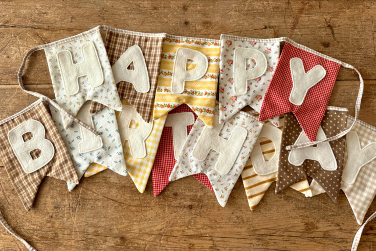 Image for DIY Fabric Happy Birthday Banner