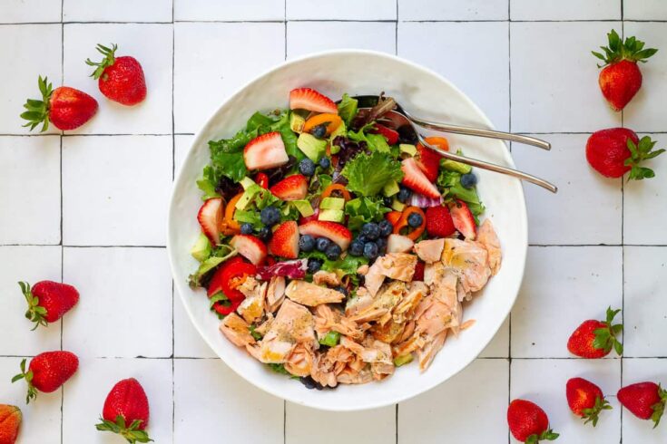 Image for Salmon Strawberry Salad