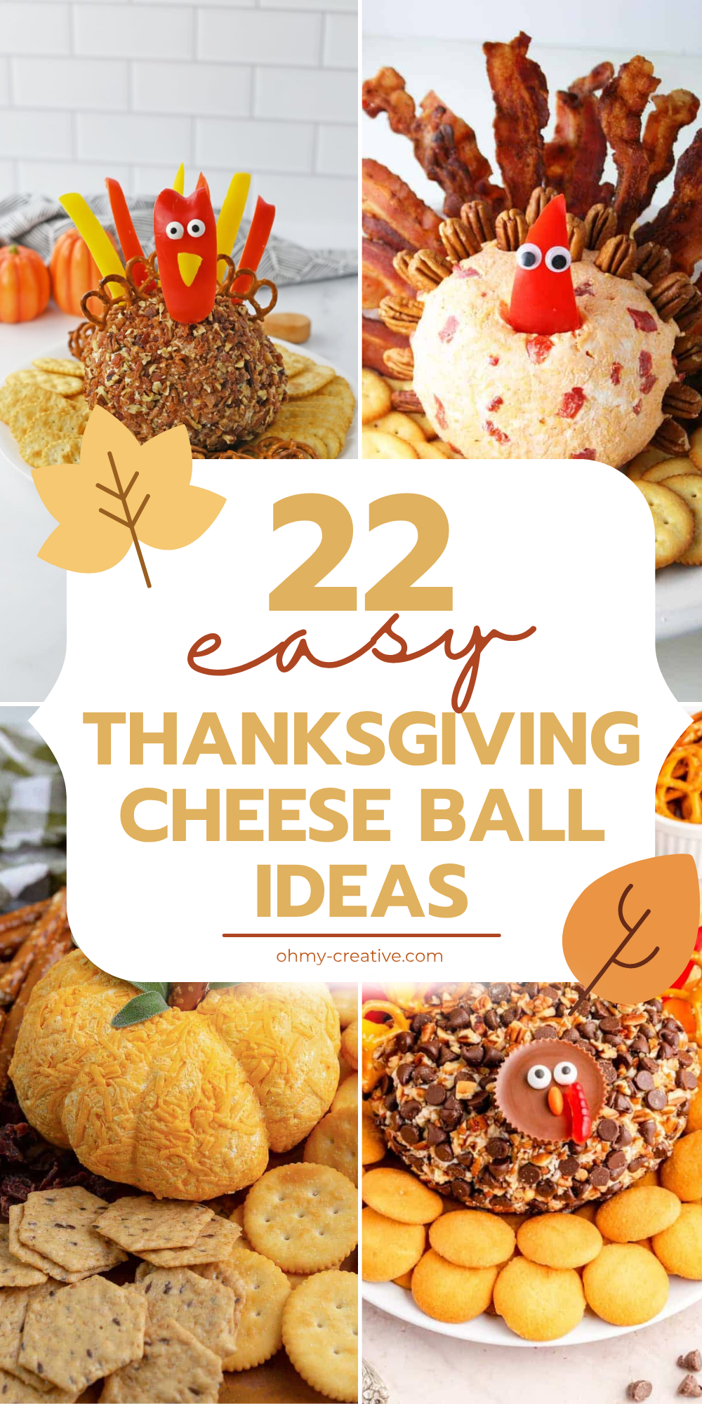 22 Easy Thanksgiving Cheese Ball Ideas