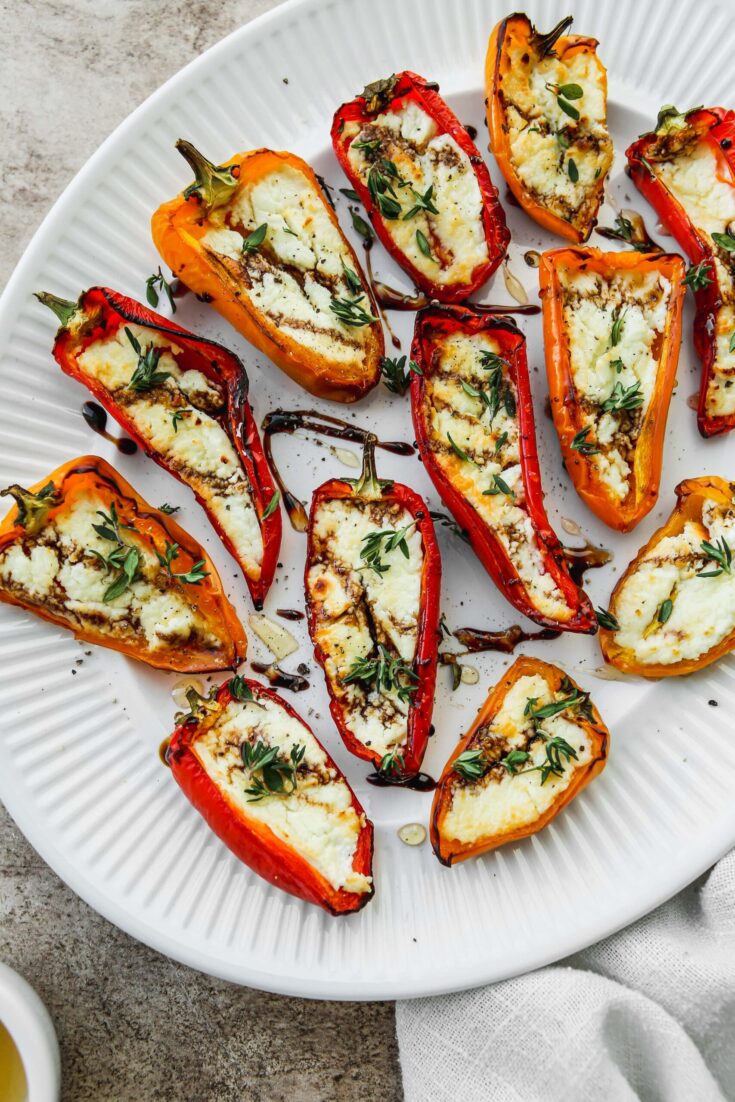 Image for Goat Cheese Stuffed Mini Peppers Appetizer
