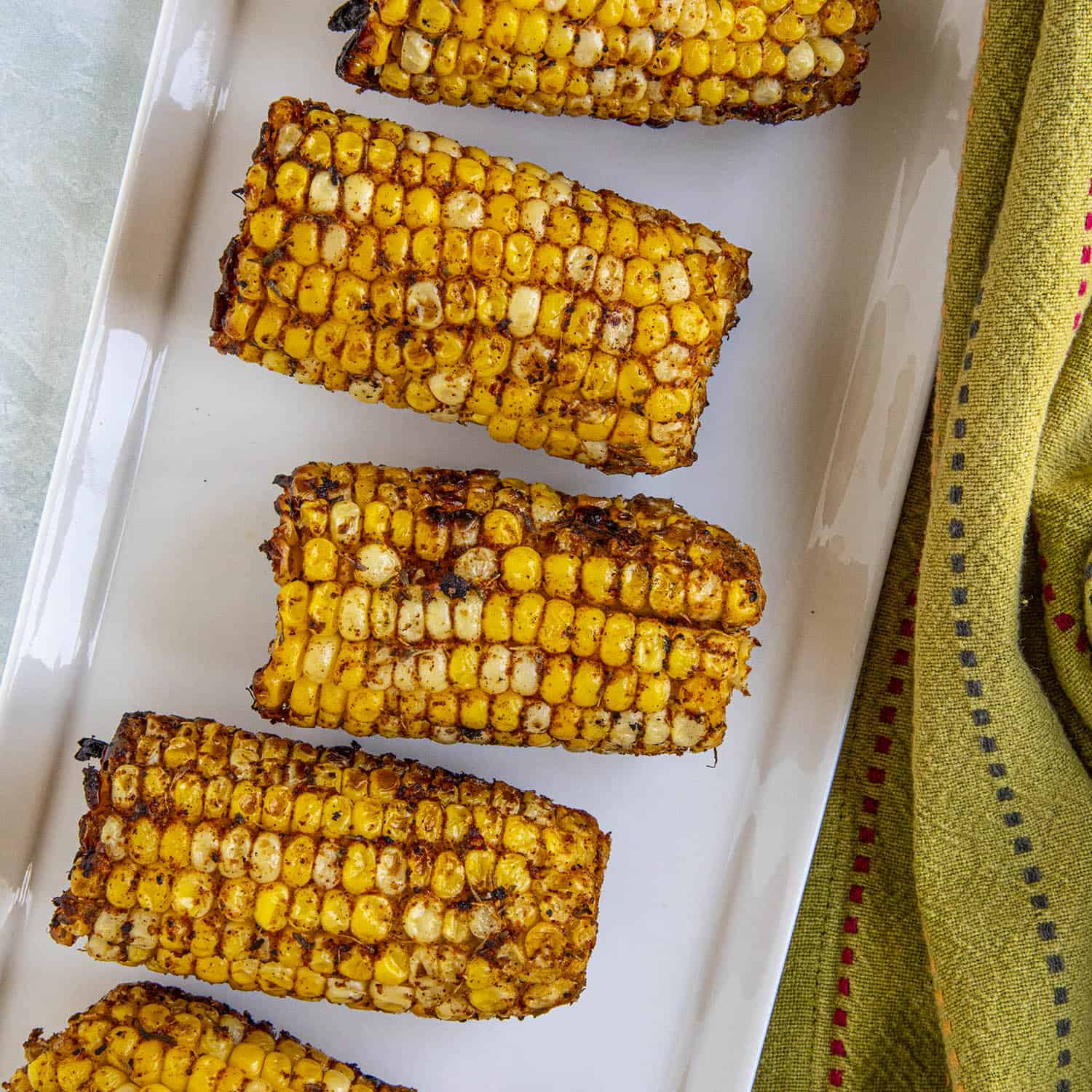 Image for Jerk Rubbed Grilled Corn on the Cob