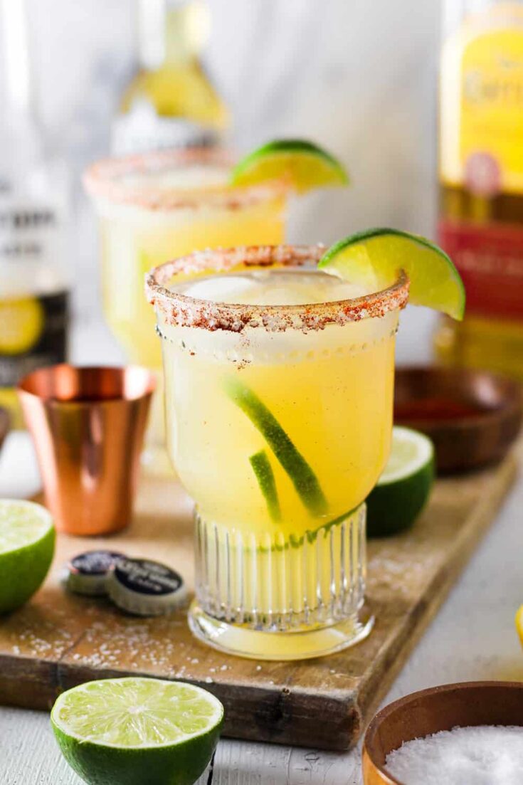 Image for Lemon Lime Beergaritas with Chili-Lime Salt