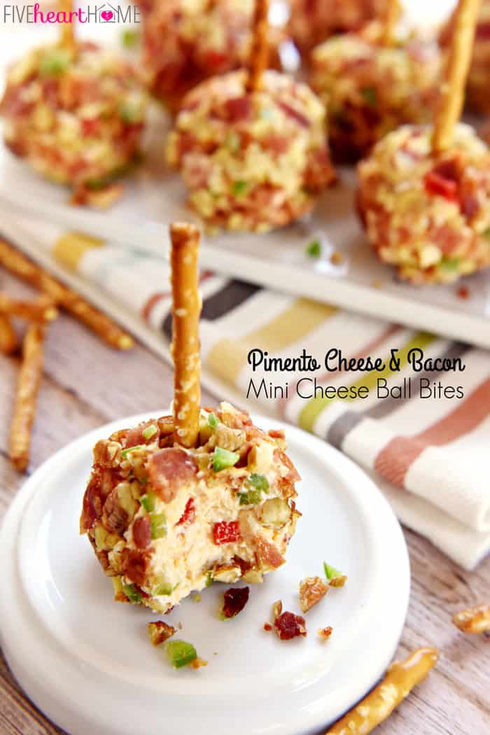 Image for Pimento Cheese & Bacon Mini Cheese Ball Bites