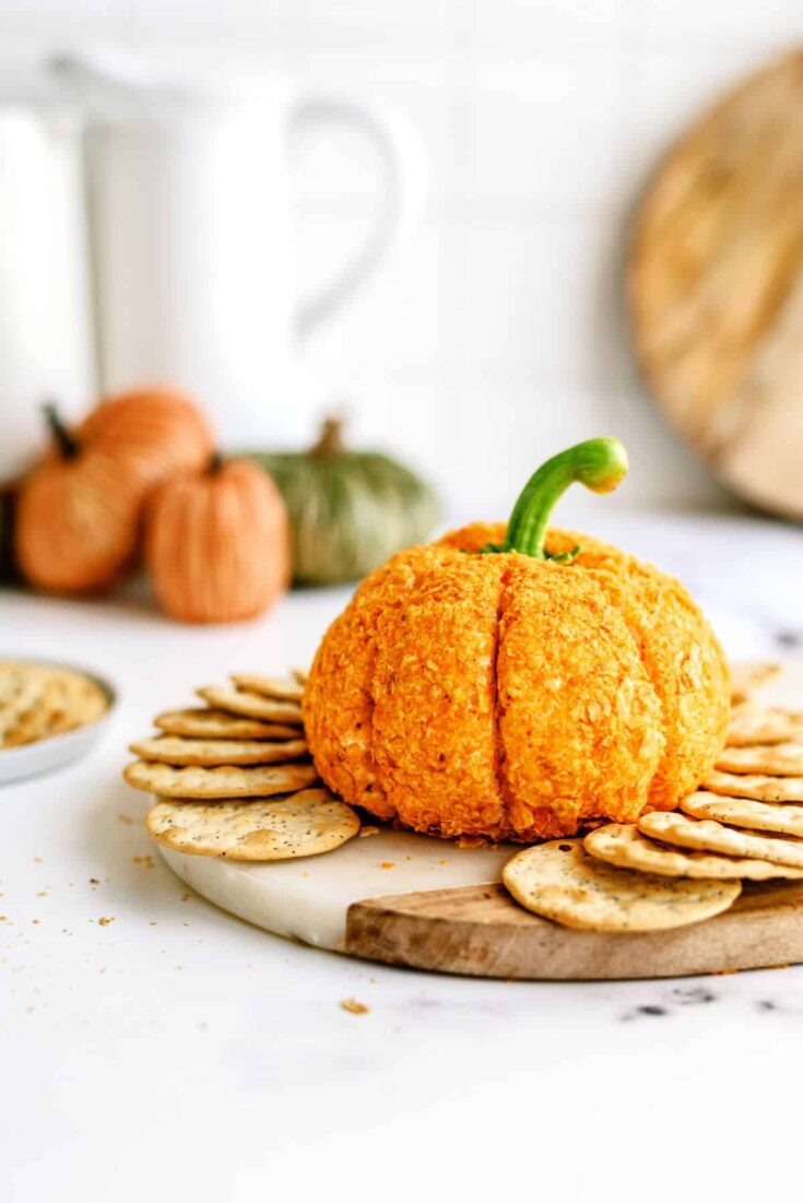 Image for Pumpkin-Shaped Cheeseball