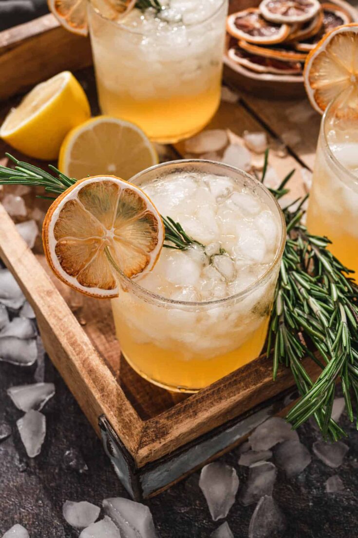 Image for Rosemary Bourbon Cocktail with Lemon