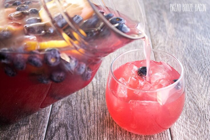 Image for Spiked Blackberry Lemonade Punch