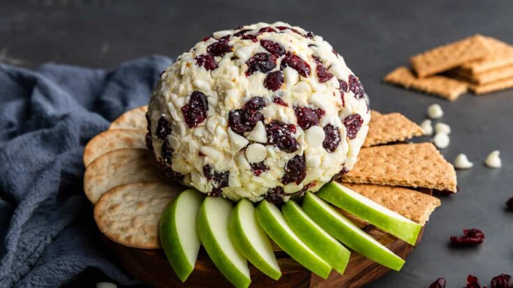Image for White Chocolate Cranberry Orange Cheese Ball