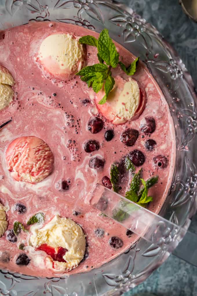 Image for Cherry Vanilla Ice Cream Punch Recipe
