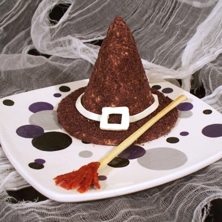 Image for Halloween Cheese Ball Witch Hat