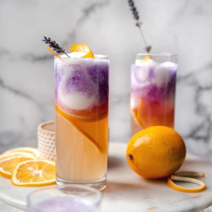 Image for Lavender Lemonade Gin Floats