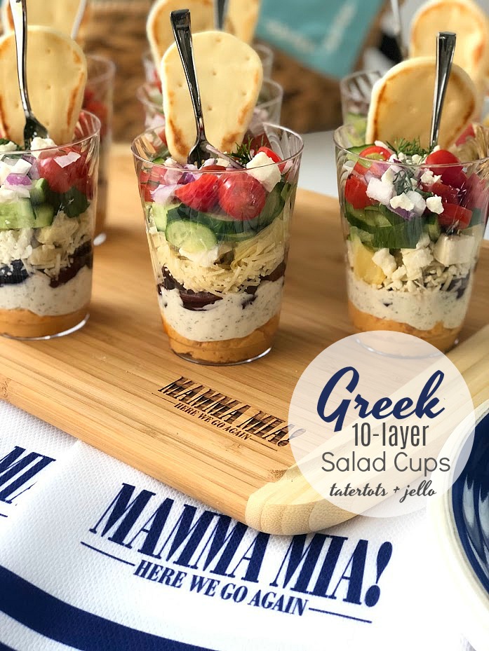 Image for Greek 10-Layer Salad Mini Cups!