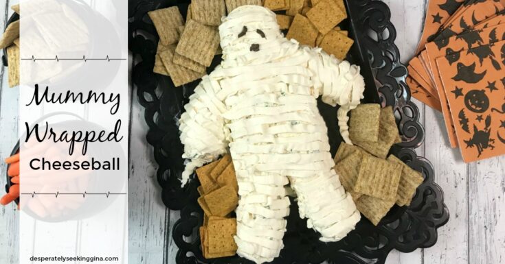 Image for Mummy Wrapped Cheeseball