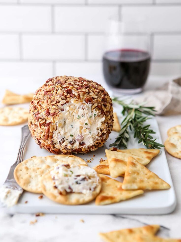 Image for Pecan and Gouda Cheese Ball with Cranberries