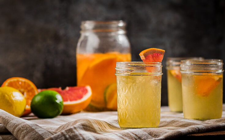 Image for White Wine Citrus Rum Punch