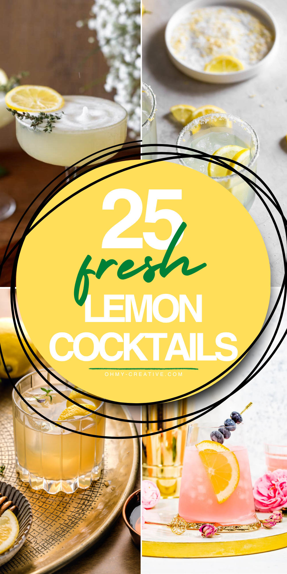 25 Fresh Lemon Cocktails