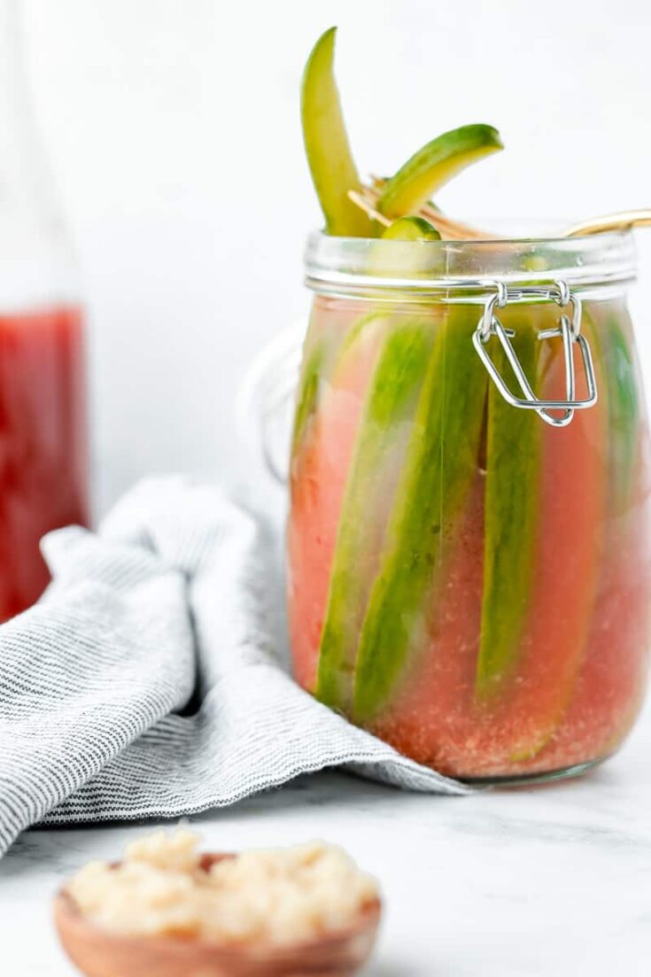 Image for Homemade Bloody Mary Pickles