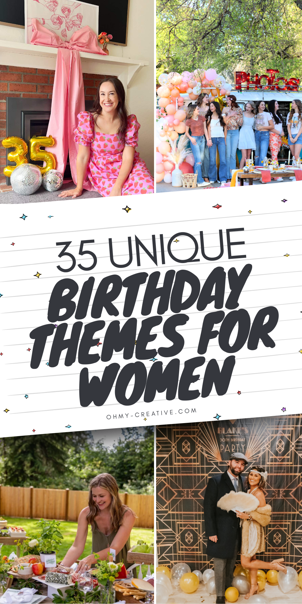 35 Unique Birthday Themes for Women