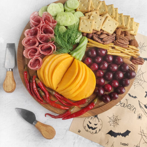 An image of Pumpkin Charcuterie Board.