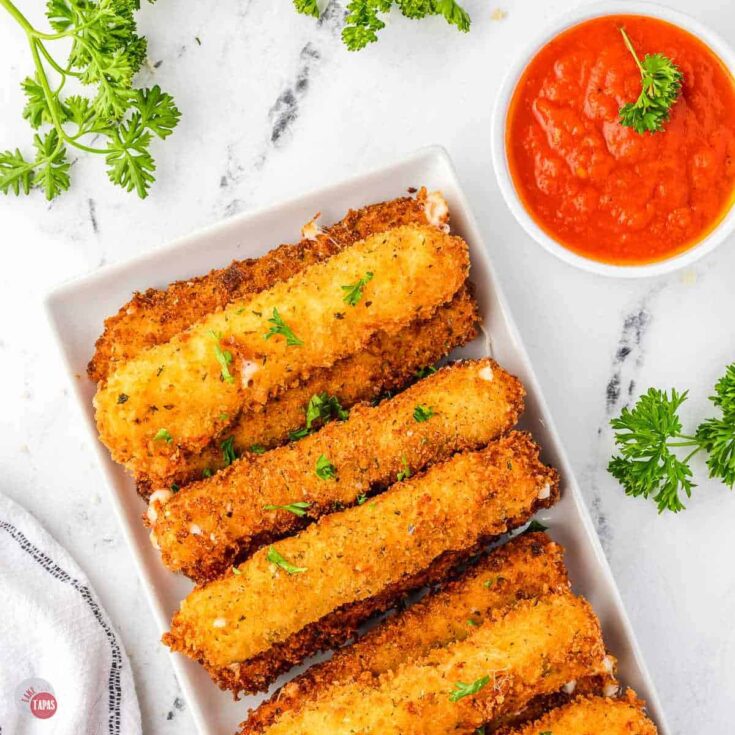 Image for Super Easy Homemade Mozzarella Stick Recipe
