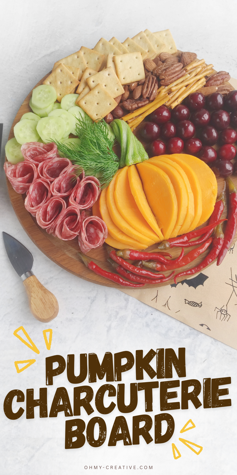 Pumpkin Charcuterie Board