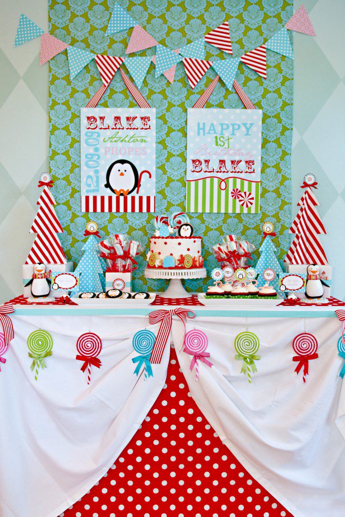 Image for Blake's Winter Candyland 1st Birthday Party