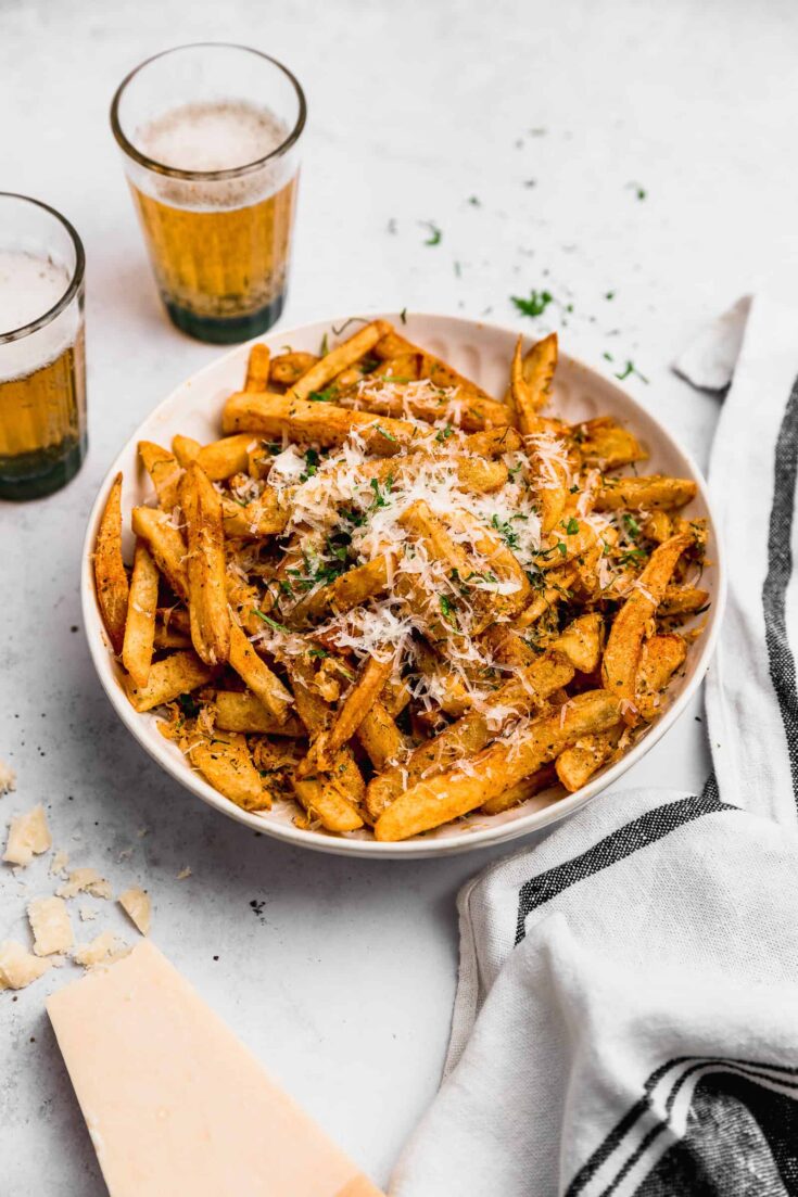 Image for Crispy Garlic Parmesan Fries Recipe 