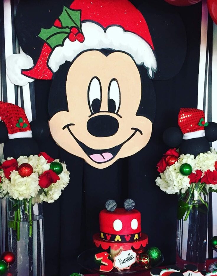 Image for Christmas Mickey Birthday for Nathaniel