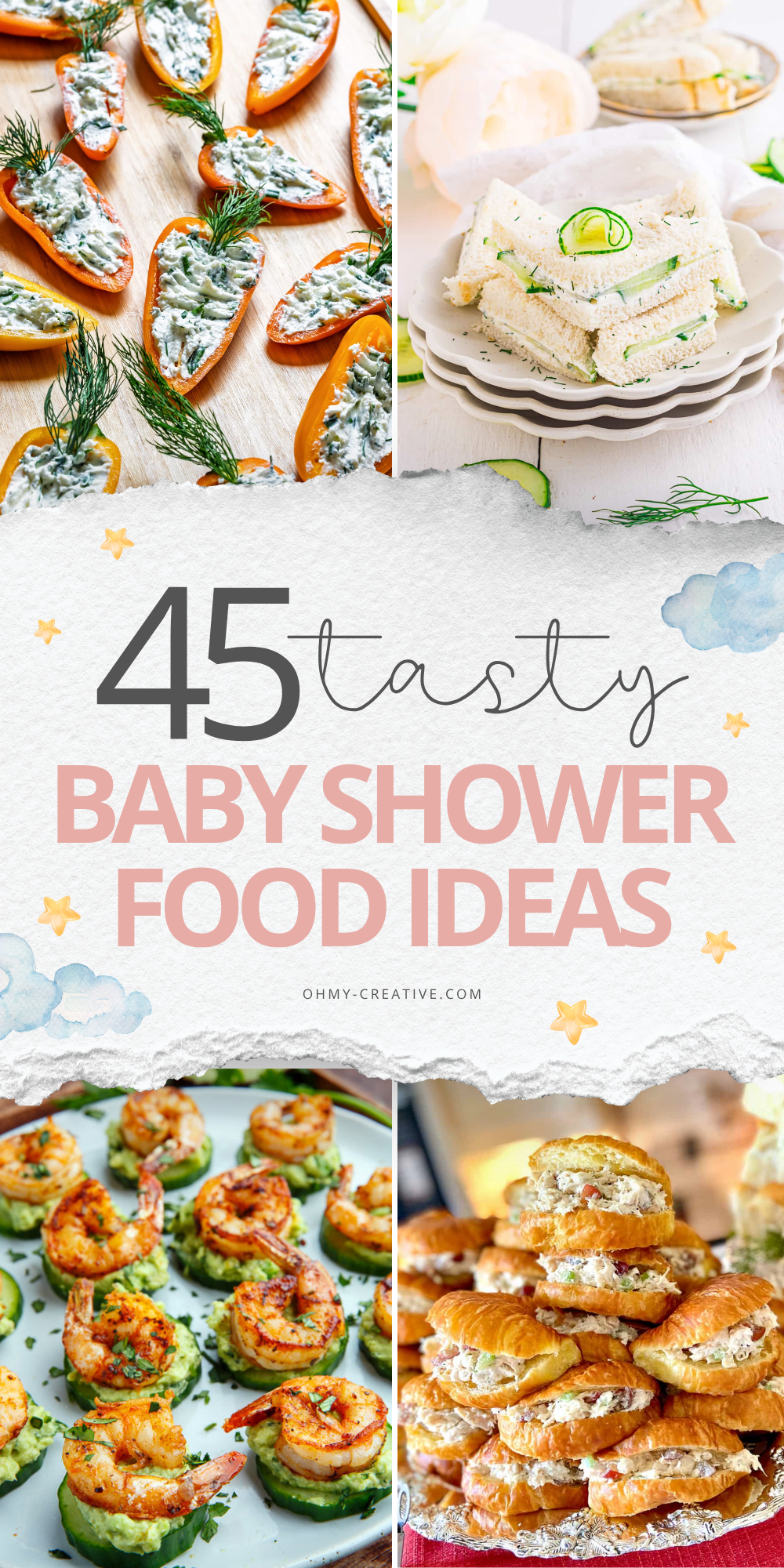 45 Tasty Baby Shower Food Ideas