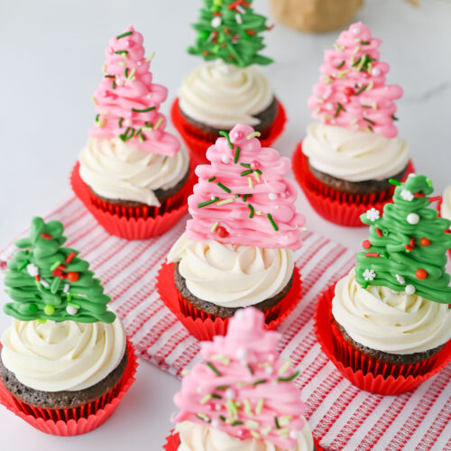 An image of Christmas Tree Cupcake.