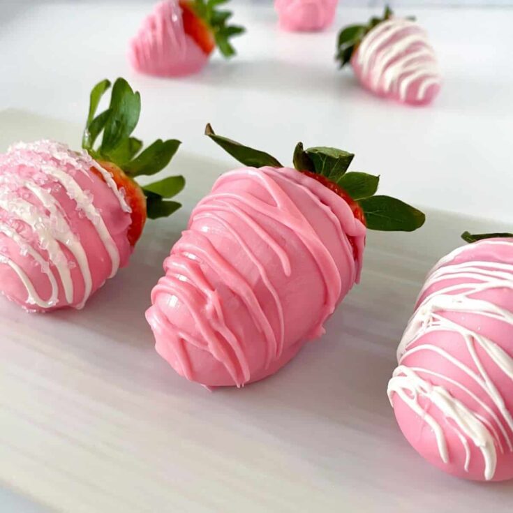 Image for How To Make Pink Chocolate Covered Strawberries