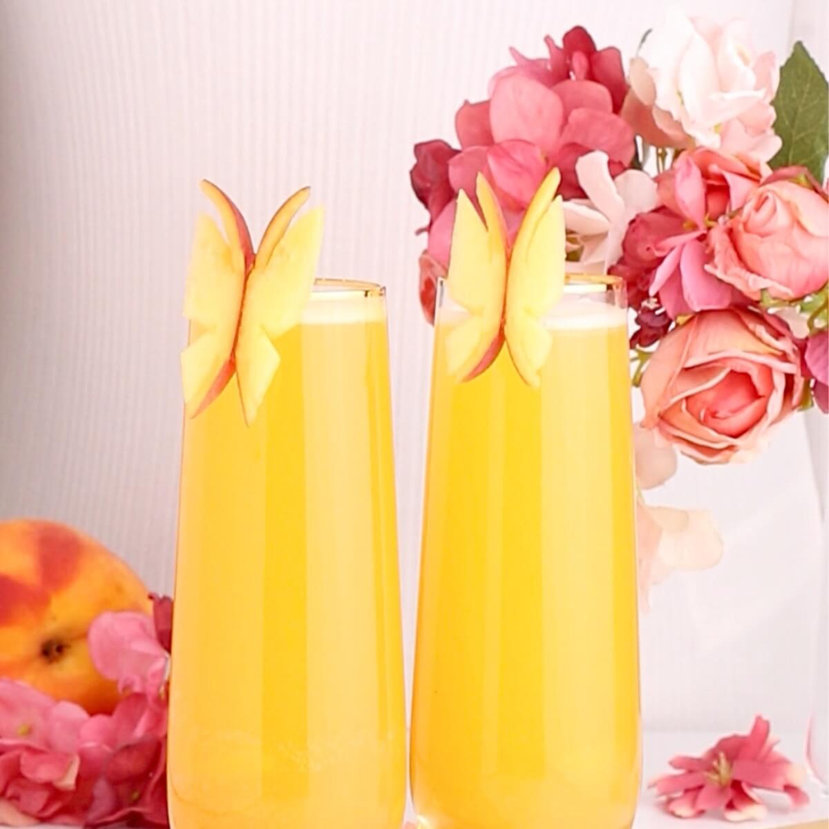 Image for Peach Bellini Mocktail