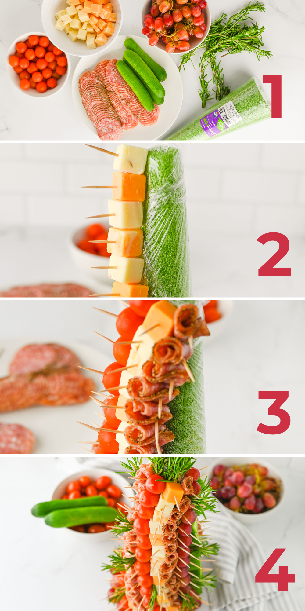 An image of Charcuterie Christmas Tree great for holiday table!