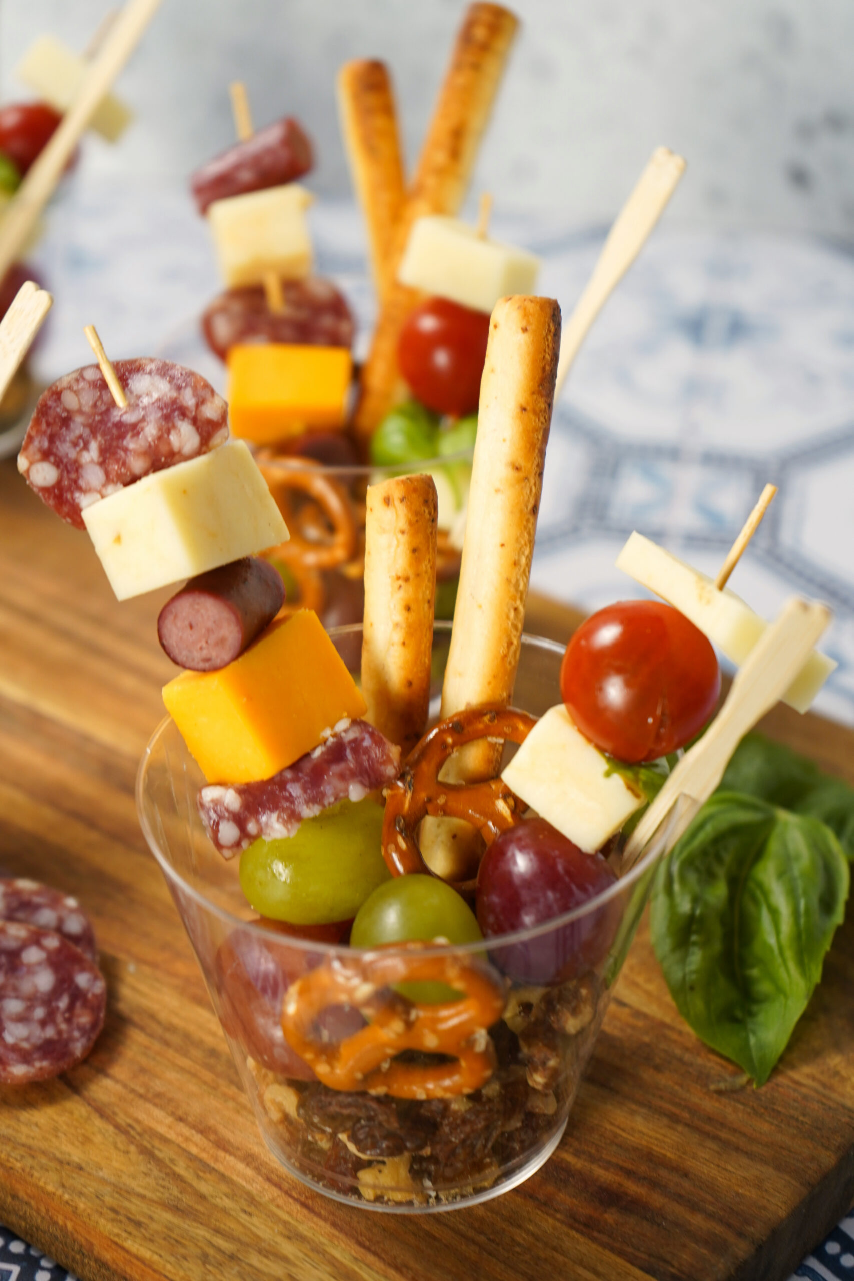 An image of Individual Charcuterie Cups perfect for sharing at any event.