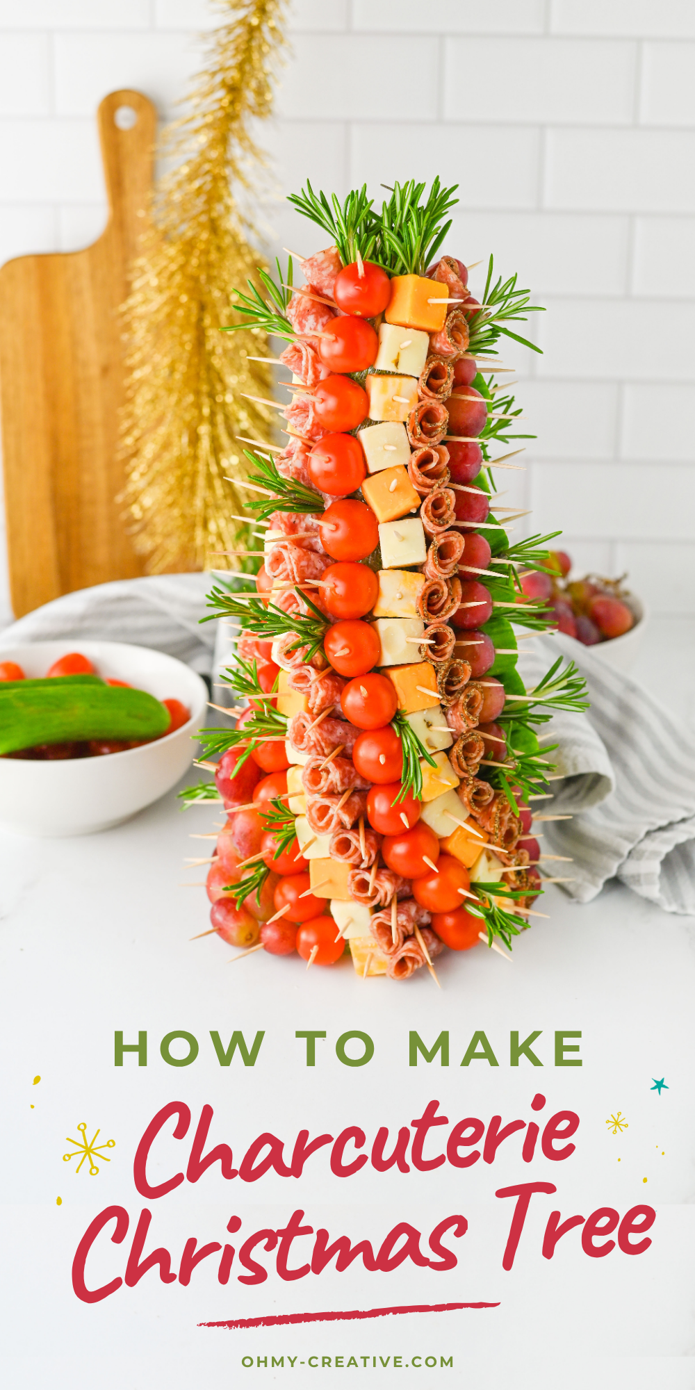 How to Make A Charcuterie Christmas Tree
