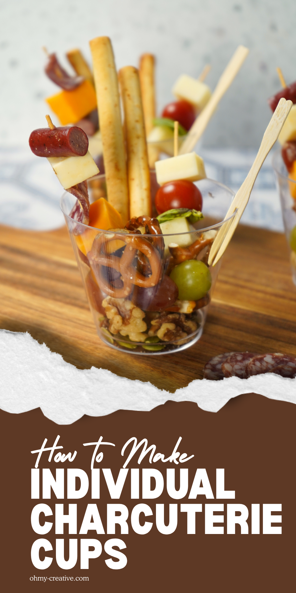 How to Make Individual Charcuterie Cups