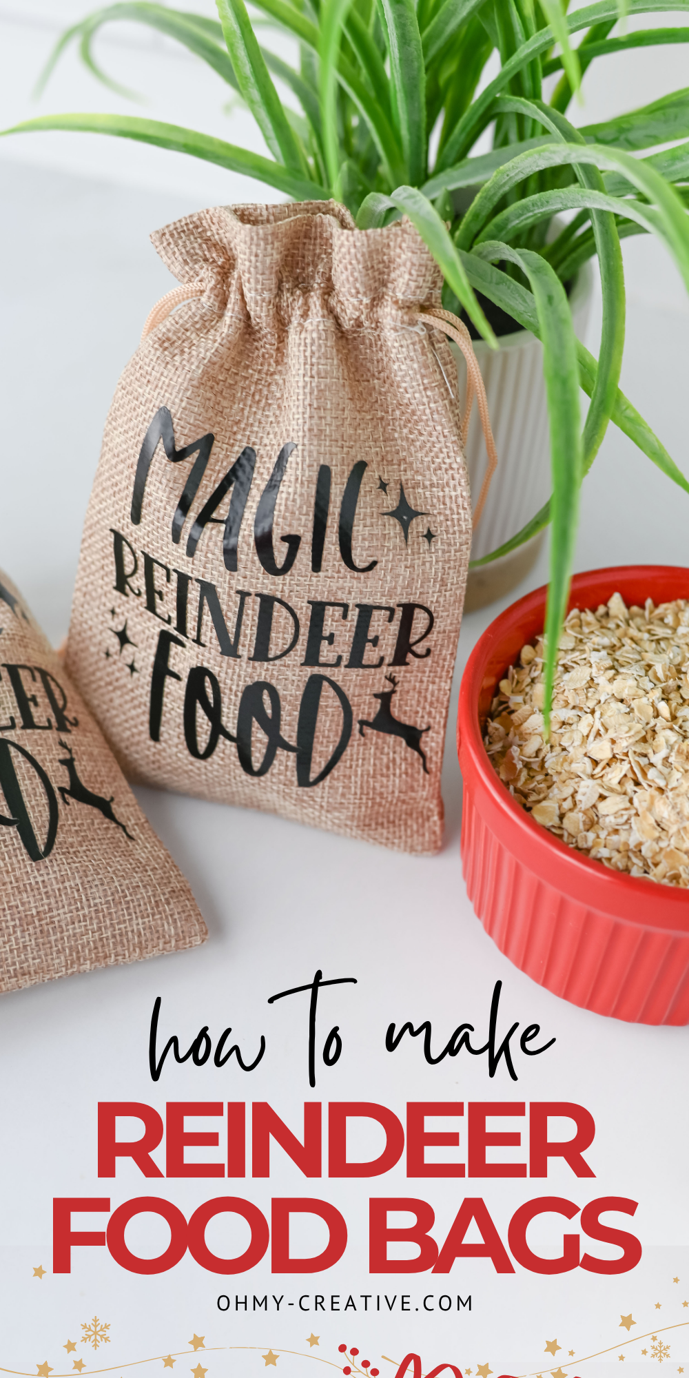 How to Make Reindeer Food Bags