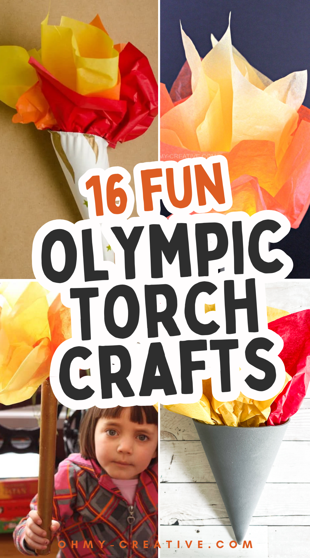 16 Fun Olympic Torch Crafts